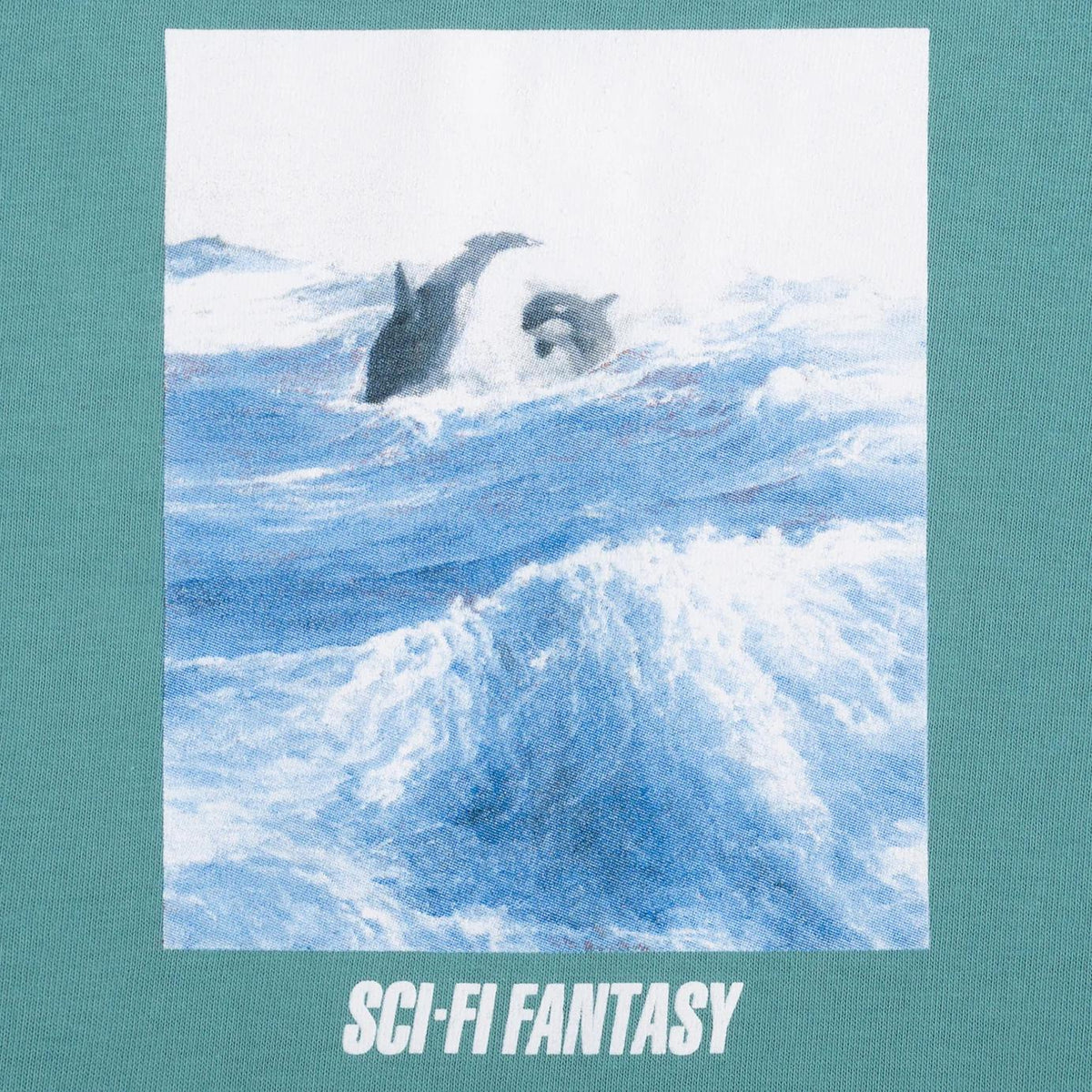 Sci-Fi Fantasy Killer Whale T-Shirt Sea Foam - Venue Skateboards