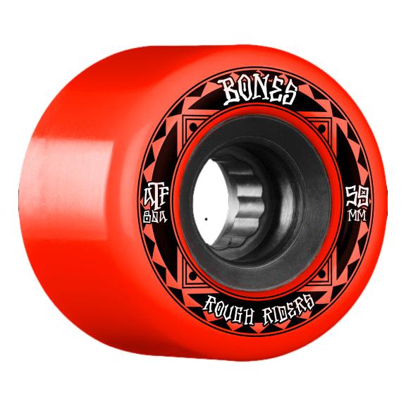 Bones ATF Rough Rider Wheels 59mm 80a Red/Black