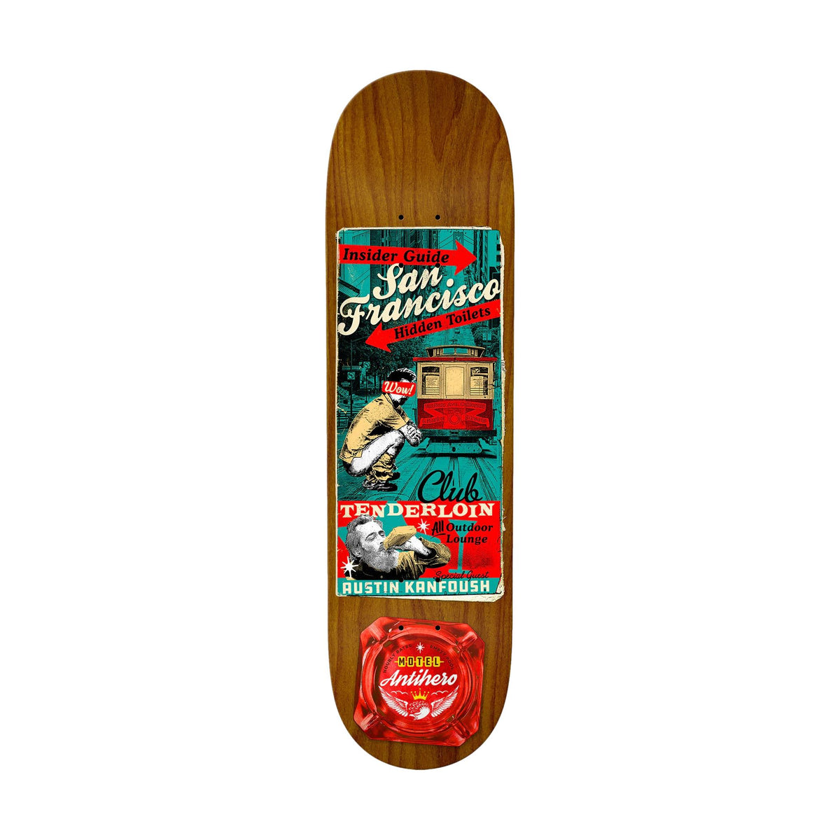 Anti Hero Kanfoush Motel 8.12&quot; Deck - Venue Skateboards