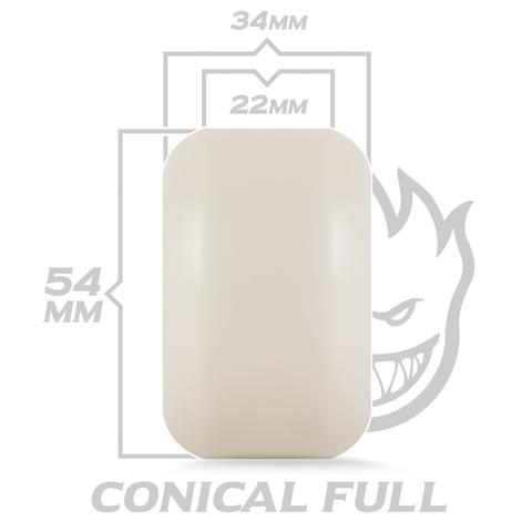Spitfire F4 97a Conical Full 54mm Natural - Venue Skateboards